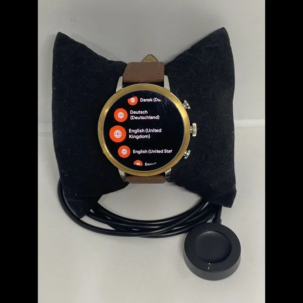 Fossil Gen 4 Authentic Digital Dial Smart Watch Custom Band FTW6016 AB121
